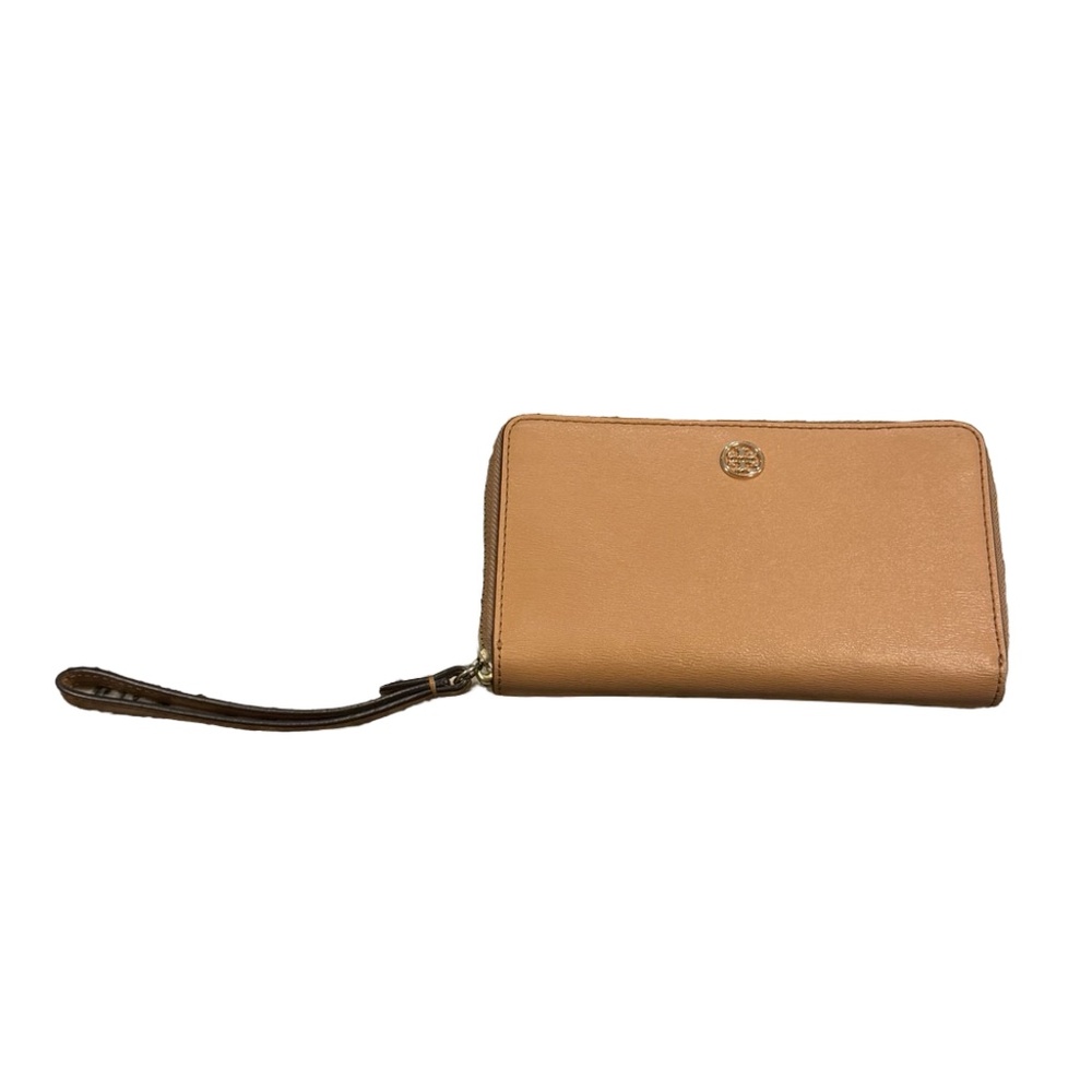 Tory Burch Robinson Tan Wallet